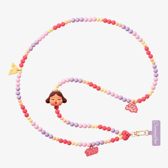 Popmart CRYBABY Crying For Love Series Phone Charm cord - Picture 5 of 5